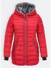 Dámská prošívaná bunda červená