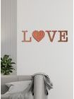 Drevený nápis "LOVE"