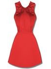 Elegantní dámské šaty červené