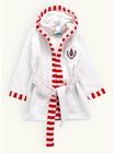 Detský námornícky župan bielo-červený