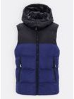 Pánska prešívaná vesta tmavomodrá
