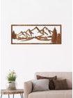 Drevený obraz hory