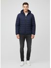 Pánská prošívaná bunda tmavě modrá