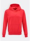 Pánská mikina s kapucí a klokaní kapsou červená