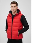 Pánská prošívaná vesta červená