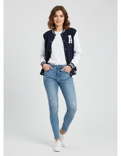 Dámská sportovní mikina tmavě modrá