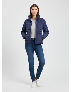 Dámská prošívaná bunda indigo