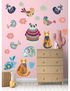 Zvieratká v štýle FOLK