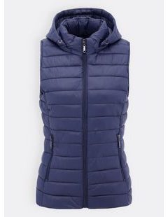 Dámska krátka vesta tmavomodrá