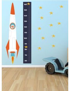 Rastový meter Vesmírna raketa