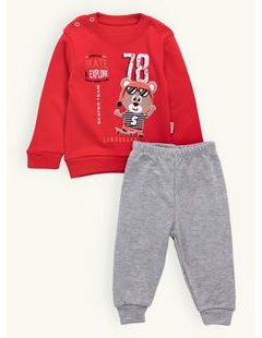 Dětská tepláková souprava SKATE MACKO červená