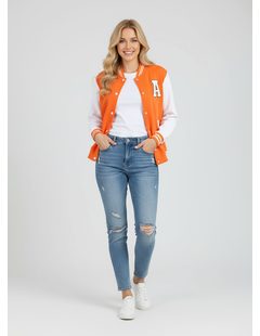 Dámska športová mikina oranžová