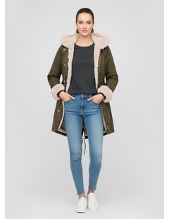 Dámska zimná bunda khaki