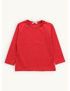 Dětské tričko bez potisku červené