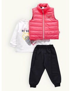 Detská štýlová tepláková súprava ružová