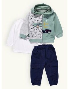 Dětská tepláková souprava TAXI mátová