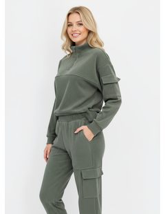 Dámska tepláková súprava pistáciová