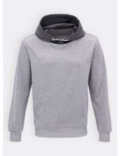 Pánská mikina s kapucí šedá