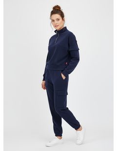 Dámska tepláková súprava tmavomodrá