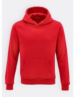 Pánska mikina s kapucňou červená
