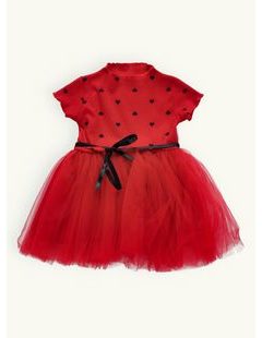 Detské dievčenské šaty BALETKA červené