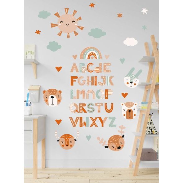 VESELÁ ABECEDA S INDIÁNSKÝM MOTIVEM