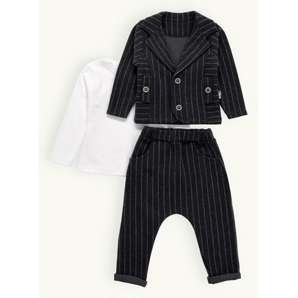 Dětská sada OBLEK grafit