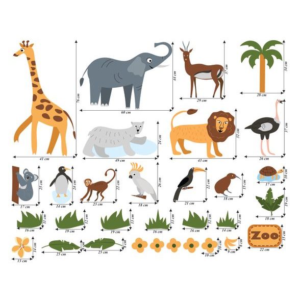 Zoo v dětském pokoji