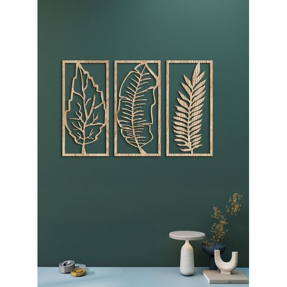 Tři kusy dřevěných obrazových listů