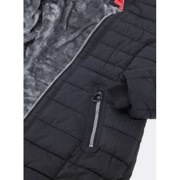 Dámská prošívaná bunda černá