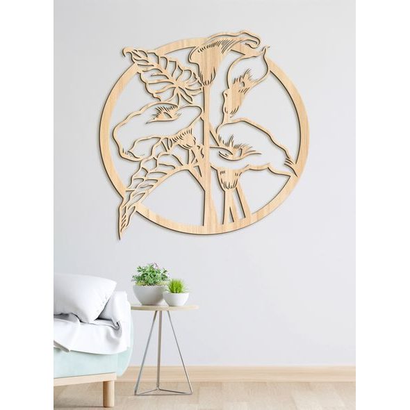 Dřevěná dekorace Kala