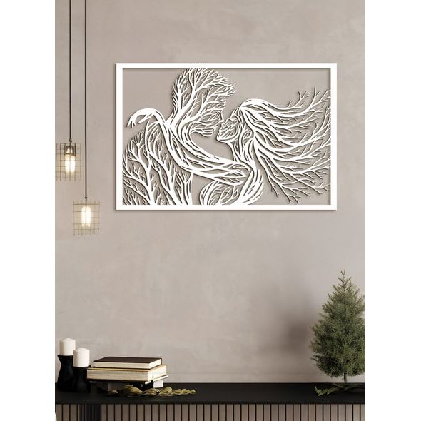 Romantický dřevěný obrázek BOZK