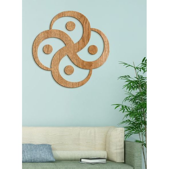 Dřevěné dekorace Čtyři prvky