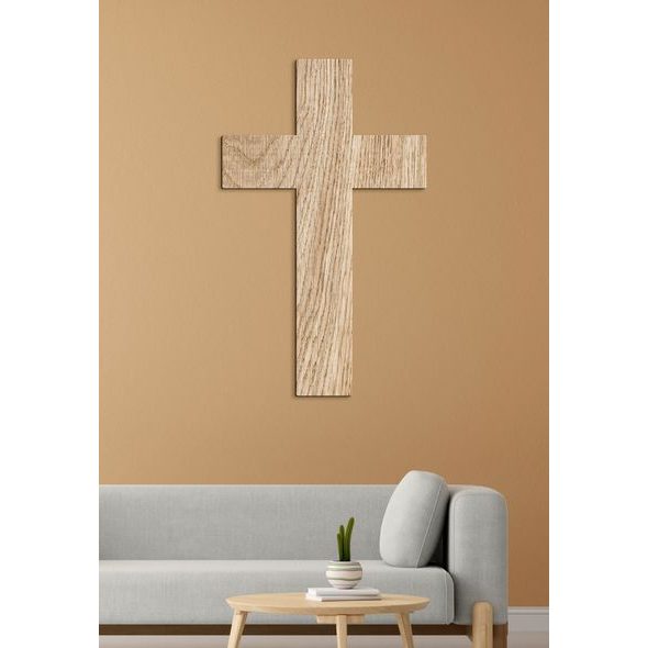Dřevěná nástěnná dekorace Kříž