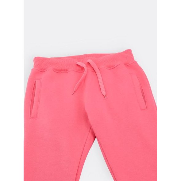 Dámské tepláky bez potisku korálové