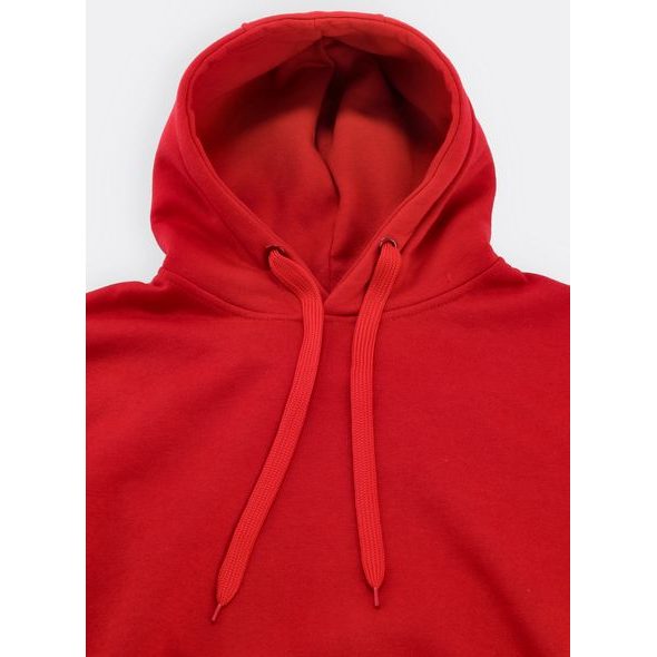 Pánská mikina s kapucí červená