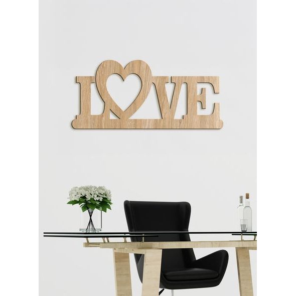 Drevený nápis "LOVE"