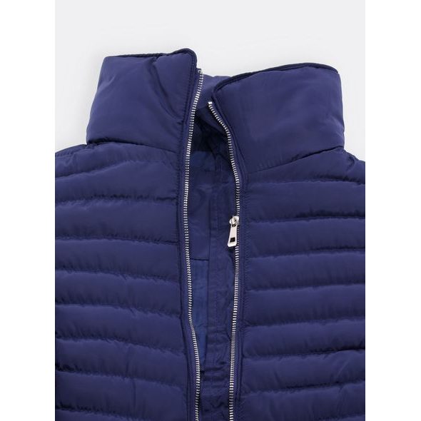 Dámská prošívaná bunda indigo