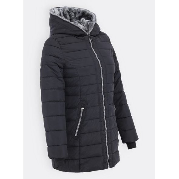 Dámská prošívaná bunda černá