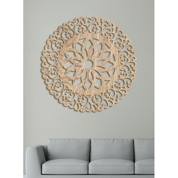 Dřevěná mandala Symfonie přírody