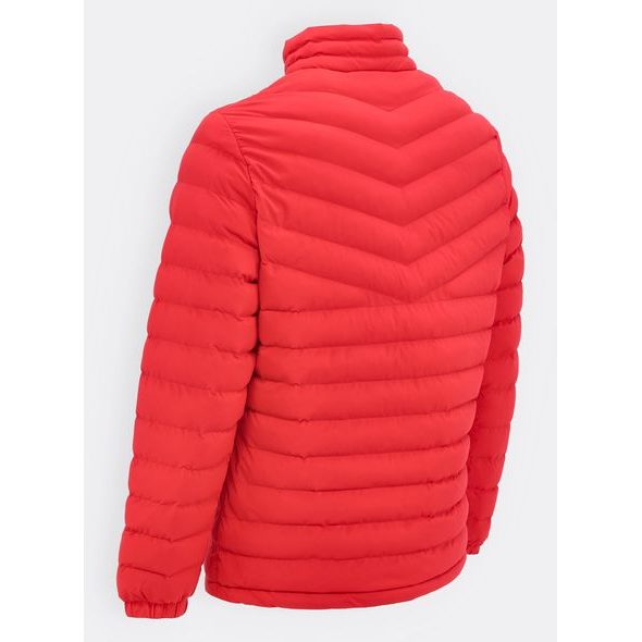 Pánská prošívaná bunda červená