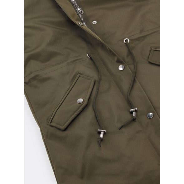 Dámská zimní bunda khaki