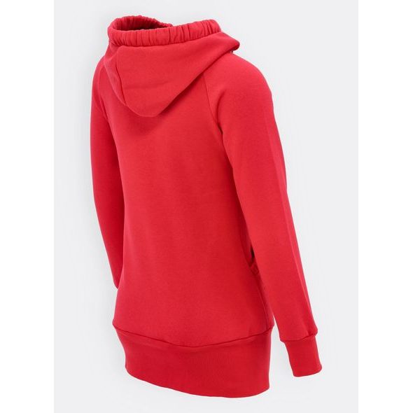Prodloužená mikina červená