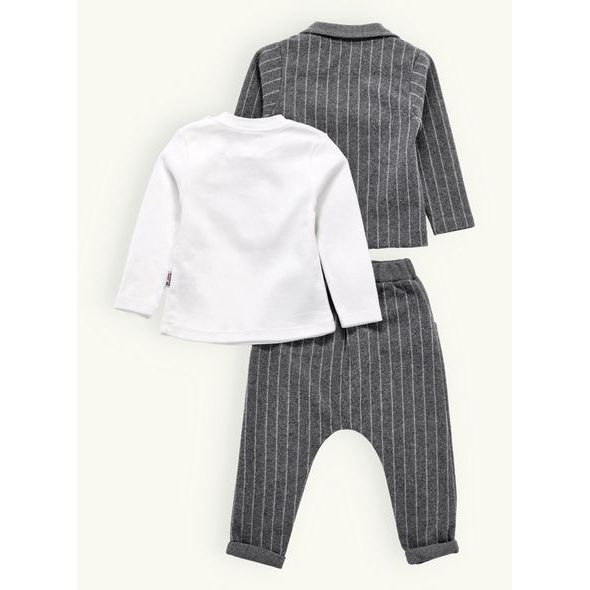 Dětská souprava OBLEK šedá