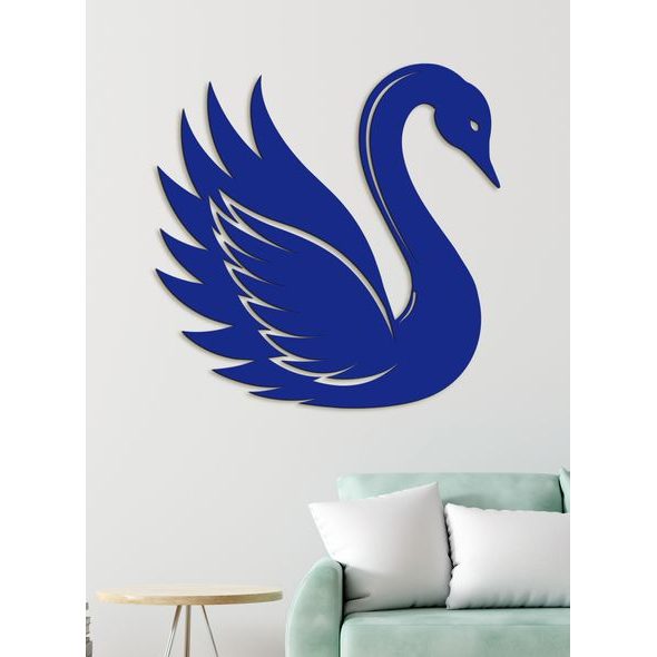 Dřevěný obraz Elegantní labuť