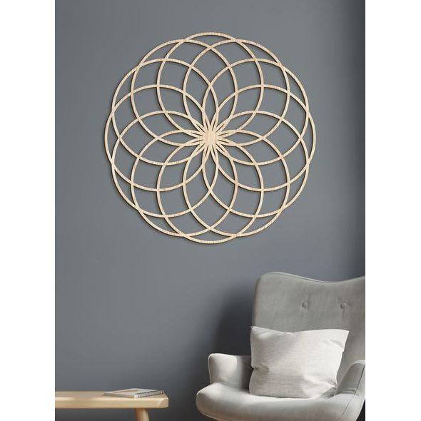 Dřevěná mandala SIMPLE