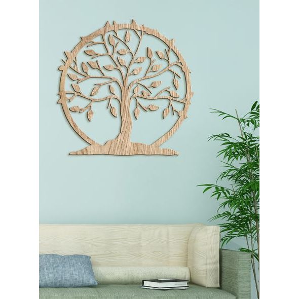 Dřevěná dekorace strom života