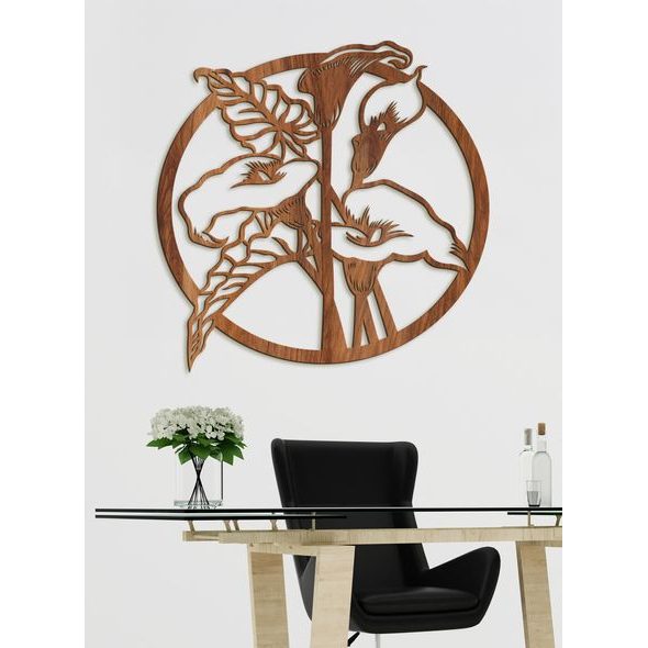 Dřevěná dekorace Kala