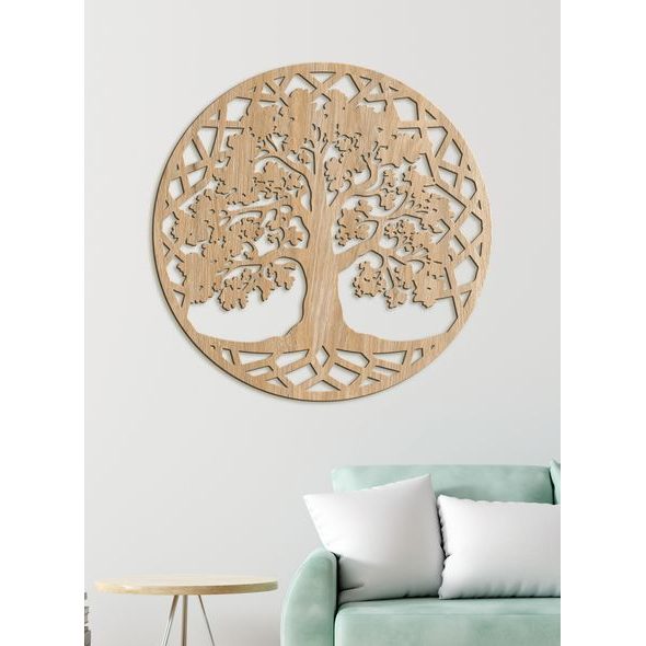 Dřevěný obraz Strom života