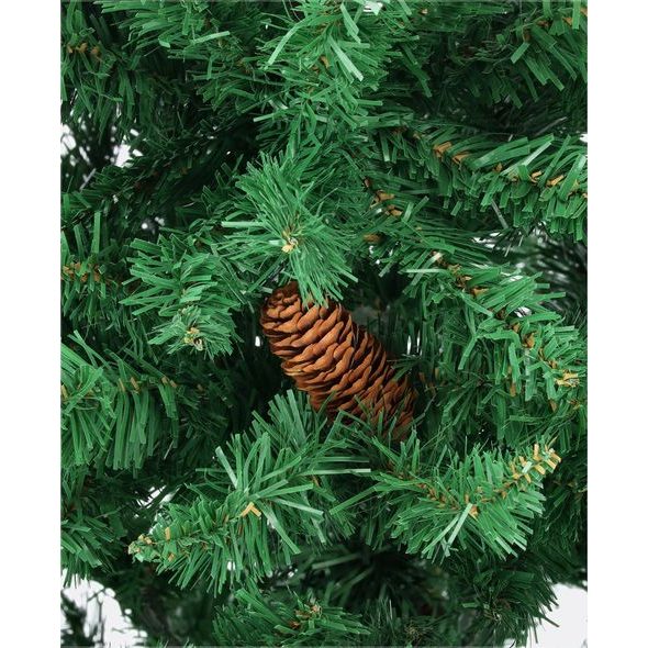 Umělý vánoční stromek Smrk Elegant s šiškami